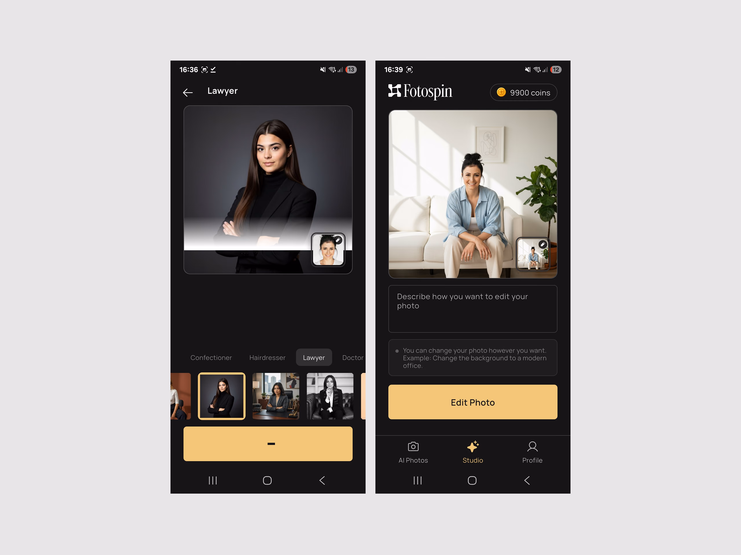 Fotospin.ai — Founder, Developer, Product and Brand Designer work, image 2 of 8