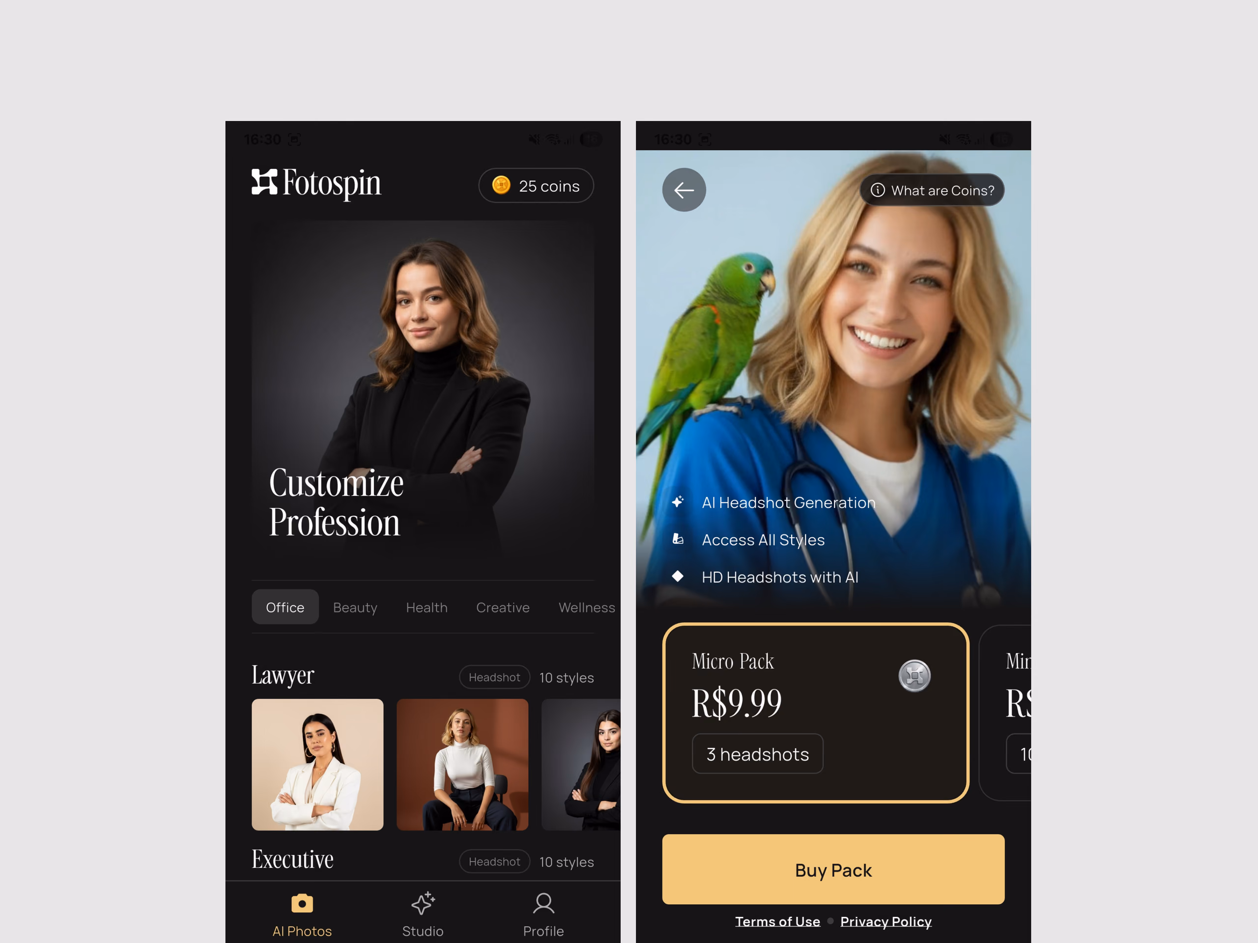 Fotospin.ai — Founder, Developer, Product and Brand Designer work, image 3 of 8