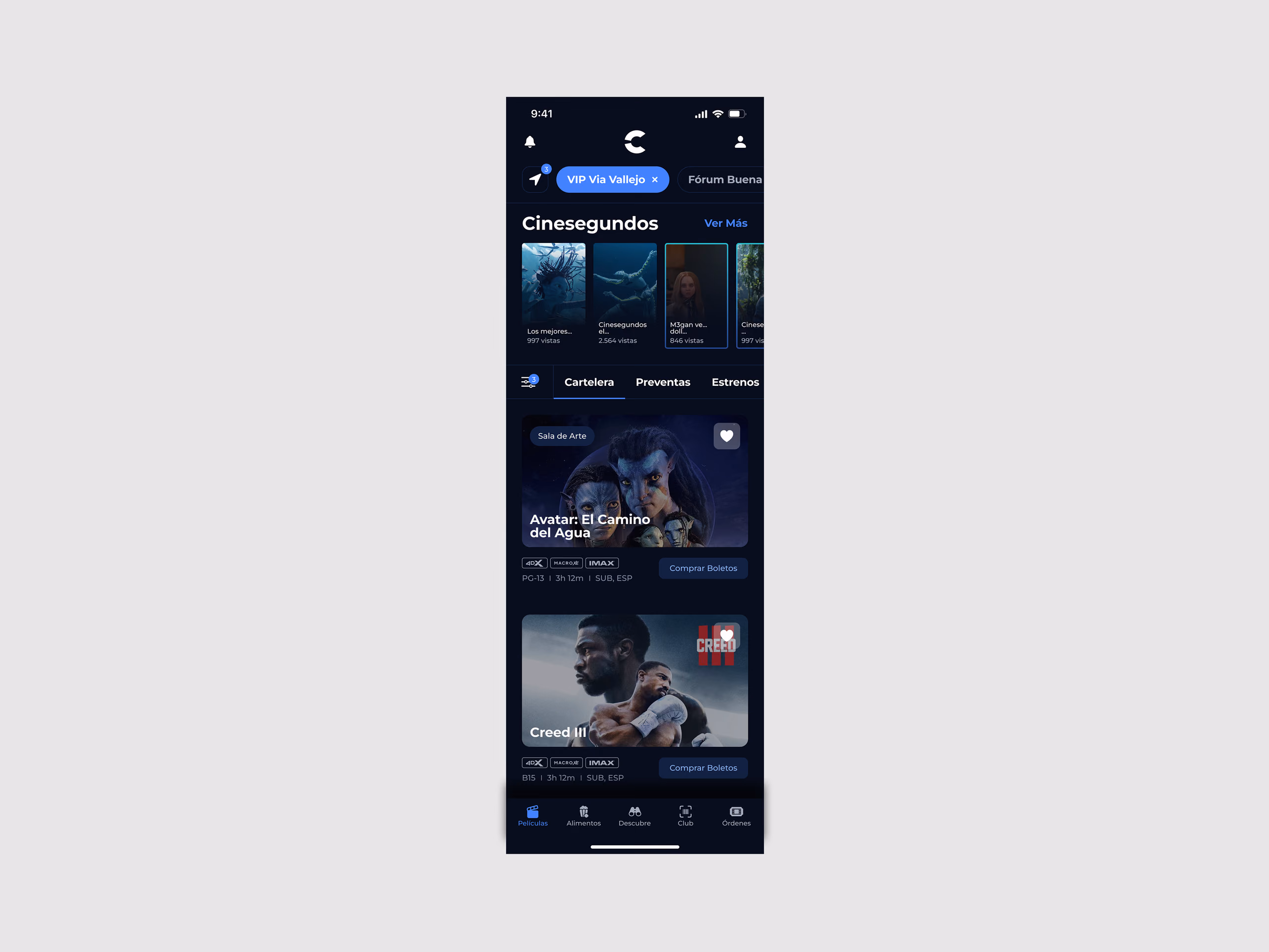 Cinepolis — Lead Mobile Designer work, image 1 of 24