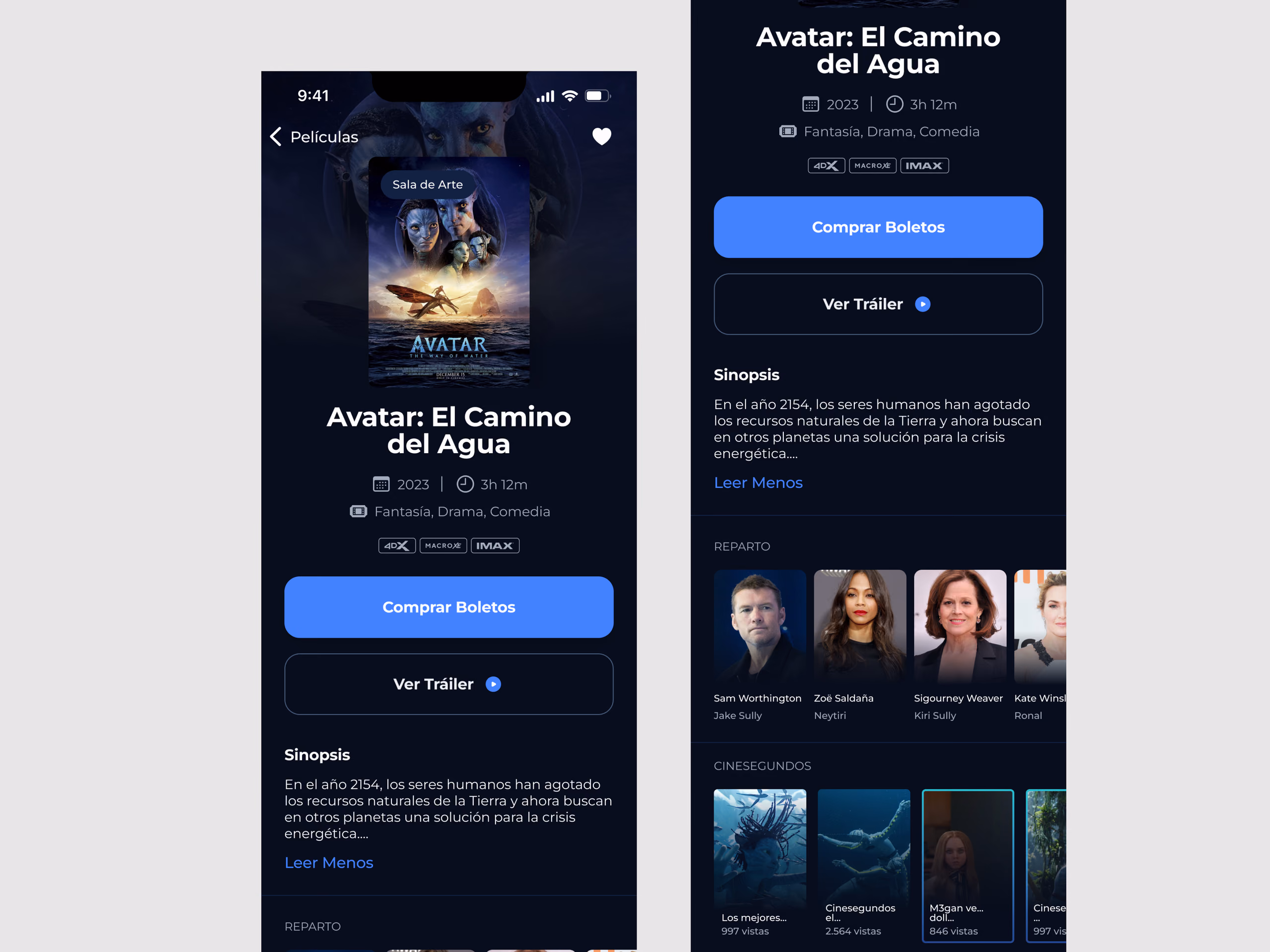 Cinepolis — Lead Mobile Designer work, image 2 of 24
