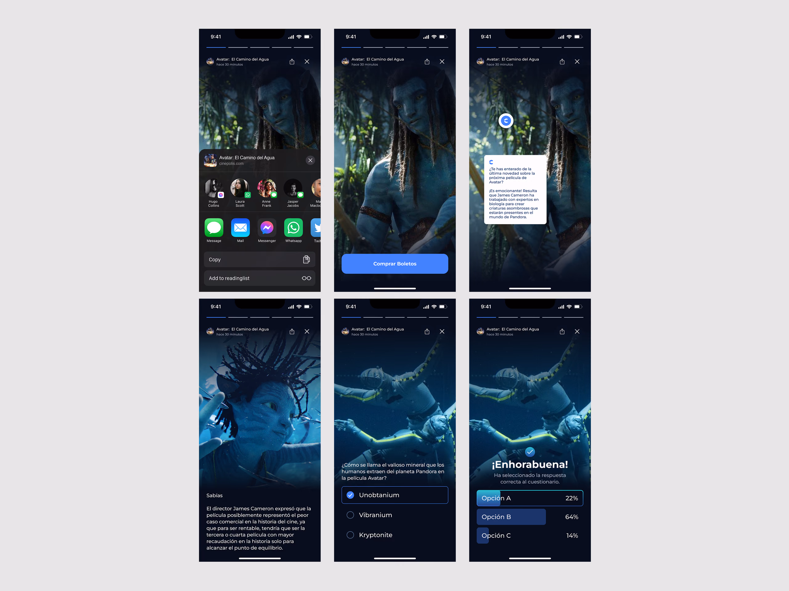 Cinepolis — Lead Mobile Designer work, image 3 of 24